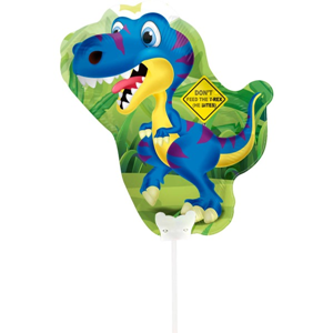 Mini figuurballon Baby T-Rex